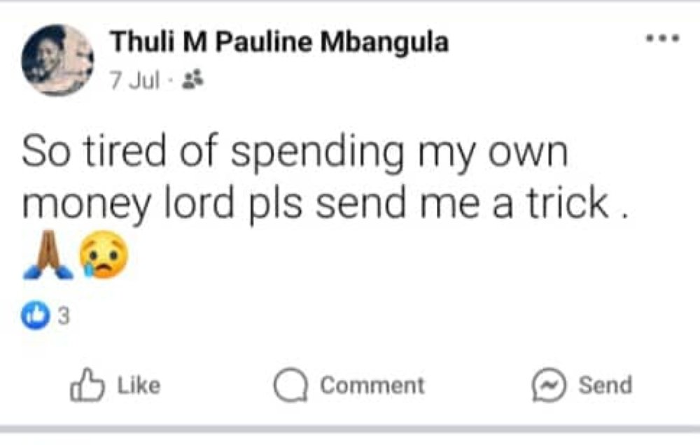 Mbangula FB page